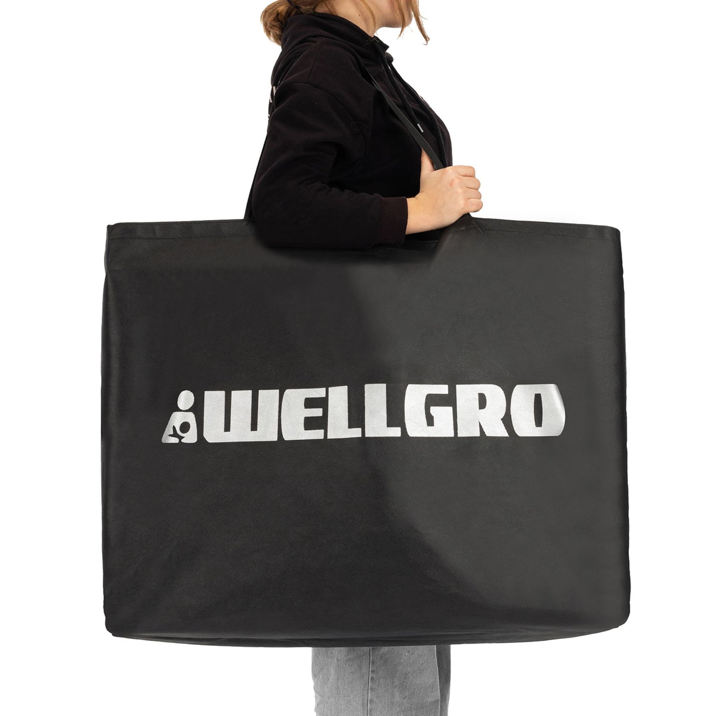 Kolijevka Wellgro Go with Me siva
