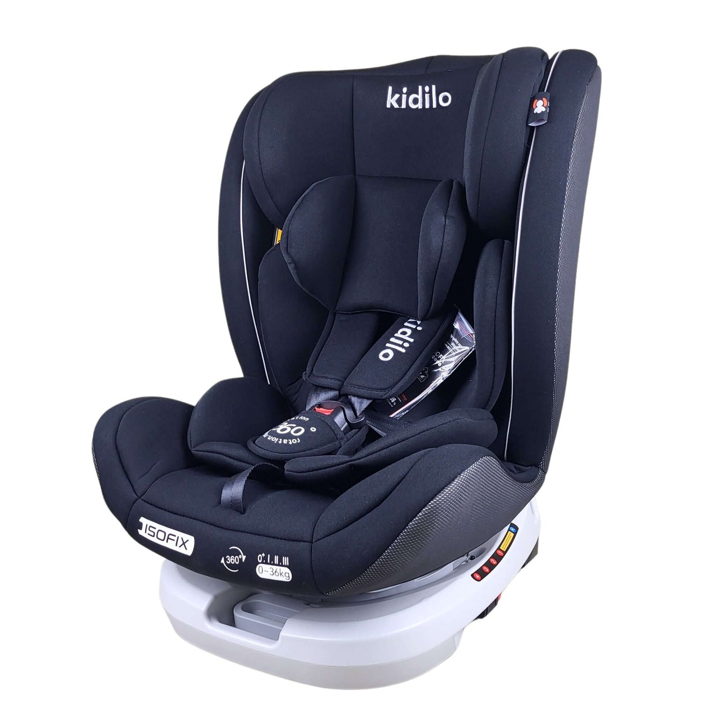 Autosjedalica KIDILO 360° za djecu od 0 do 36 kg sa ISOFIX sistemom i rotacijom od 360