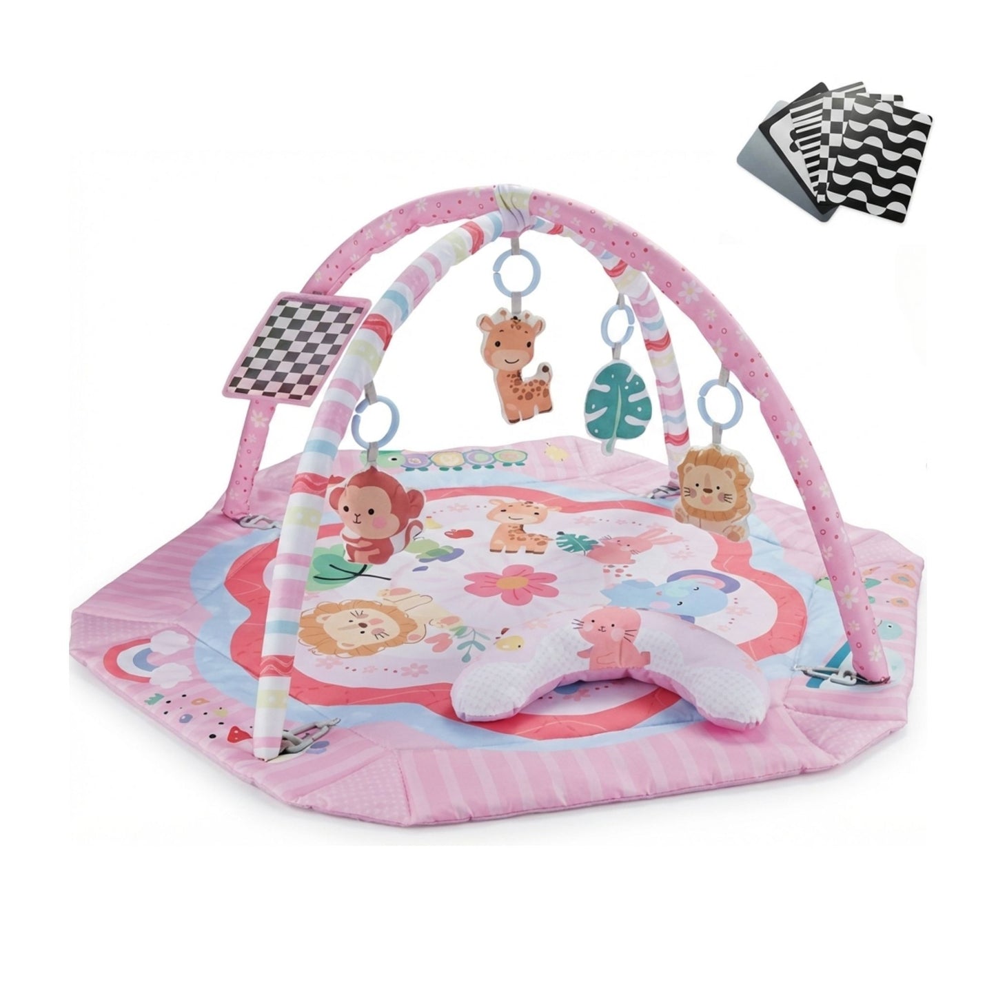 Interaktivna podloga za bebe Fantasy roza