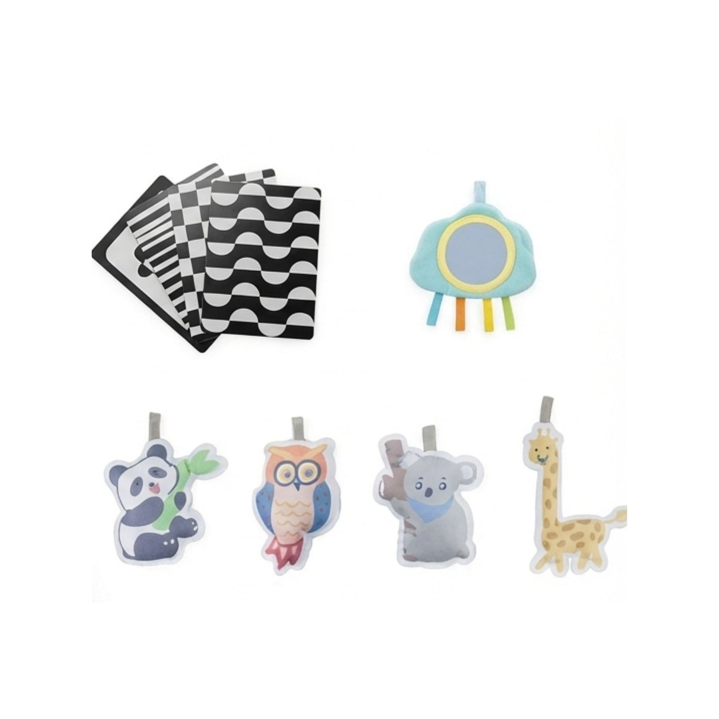 Interaktivna podloga za bebe Fantasy bijela