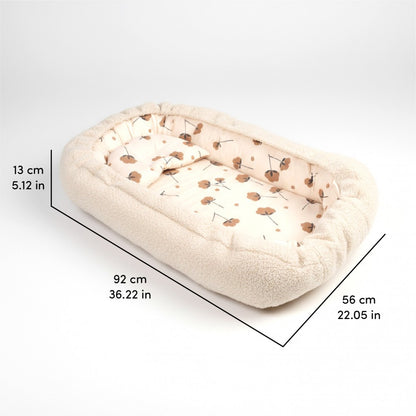 Gnijezdo za bebe Teddy bež