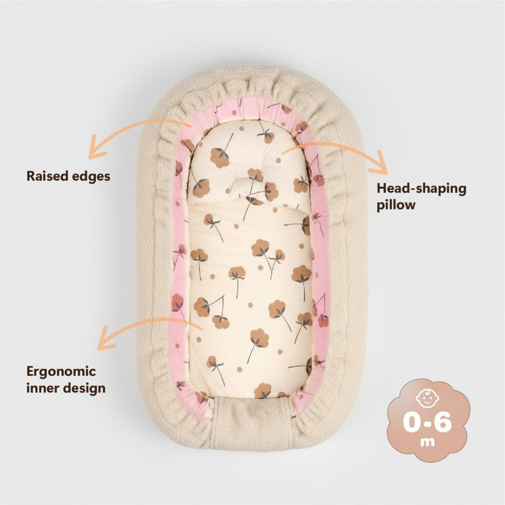 Gnijezdo za bebe Teddy bež