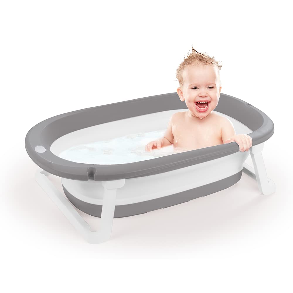 Sklopiva kadica za bebe siva | kupanje bebe