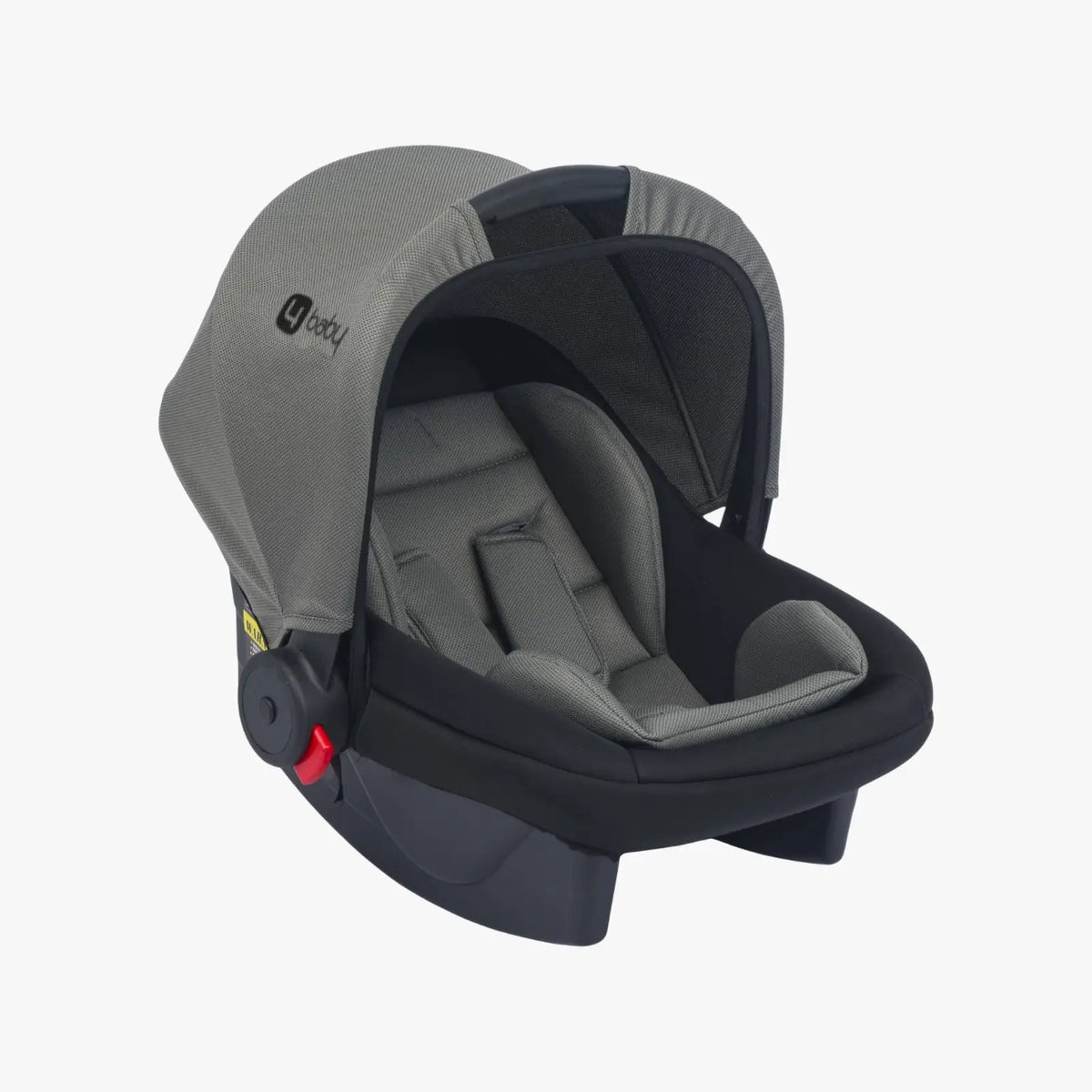 4baby dječija kolica 3 u 1 Elegant Black Travel System siva