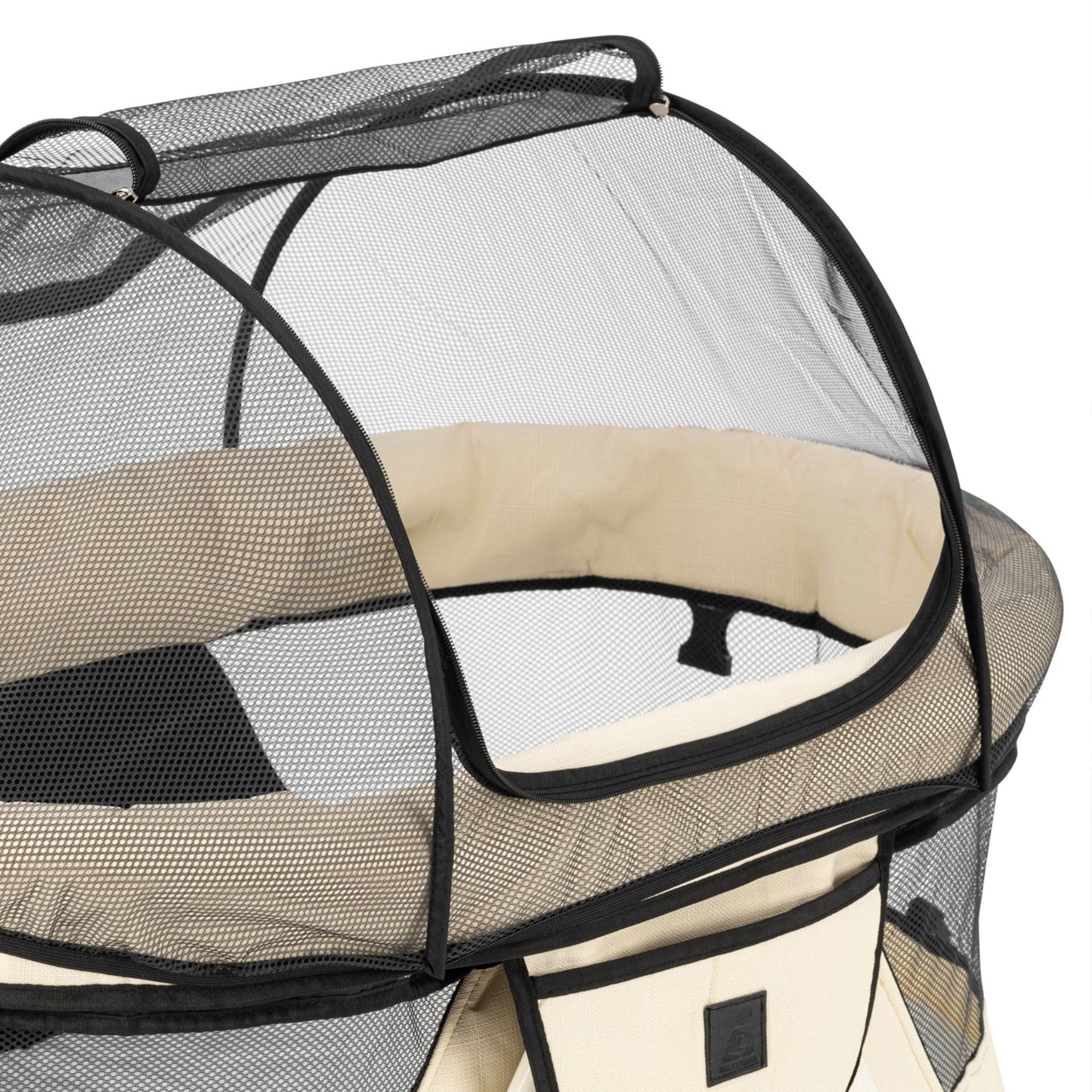 Kolijevka Iconic sklopiva krem