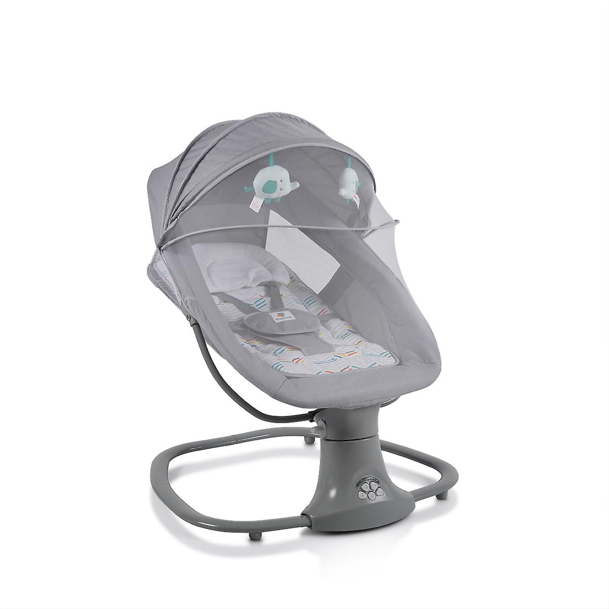elektricna ljulja za bebe 3u1 Mastela sa bluetooth povezivanjem i 5 razlicitih nagiba