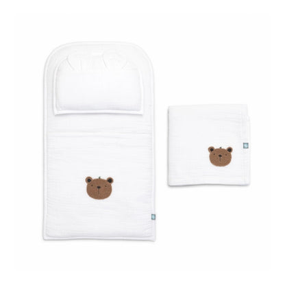 Set za presvlačenje bebe Teddy od bambus muslina