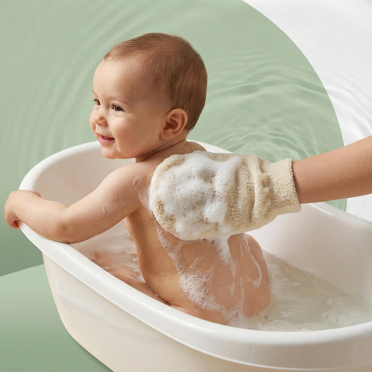 Rukavica za kupanje bebe